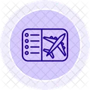 Flights Line Icon Icon