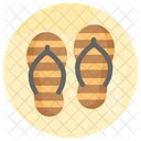 Flip Flops Chappal Sandals Icon