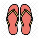 Flip Flops Sandals Footwear Icon