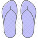 Flip Flops Lineal Color Icon Icon