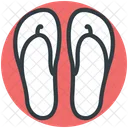 Flipflop Slippers House Icon