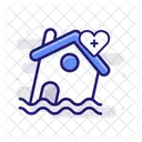 Flood Insurance Property Damage Icon