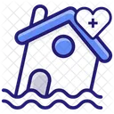 Flood Flood Insurance Property Damage Icon