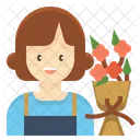 Florist Gardener Flower Icon