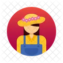 Florista Avatar Humano Icono