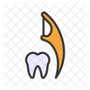 Flossing Thread Oral Hygiene Icon