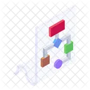 Algorithm Data Flow Sitemap Icon