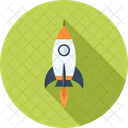 Fly Launch Rocket Icon