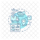 Sistema De Gerenciamento De Frota Gerenciamento Da Cadeia De Suprimentos Sistema De Gerenciamento De Transporte Ícone