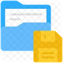 Data Technology Folder Icono