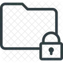 Folder Directory Lock Icon