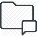 Folder Directory Message Icon