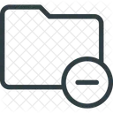 Folder Directory Remove Icon
