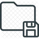 Folder Directory Save Icon