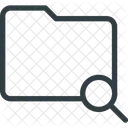 Folder Directory Search Icon