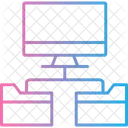 Folder Network Structure Folders Network Symbol