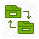 Folder Sharing Coding Document Icon