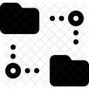 Folders Disconnected Offline Icon