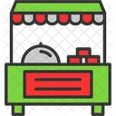 Food Kiosk Market Icon