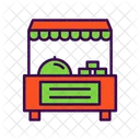 Food Kiosk Market Icon