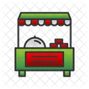 Food Kiosk Market Icon