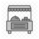 Food Kiosk Market Icon