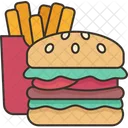 Food Burger Fries Icon