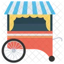 Food Cart Street Food Food Selling Icon