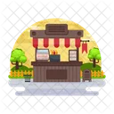 Marketplace Street Food Food Kiosk Icon