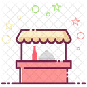 Food Trailer Food Cart Food Stall Icon