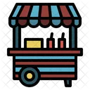 Food Stand Food Kiosk Food Store Icon