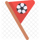 Football Flag Soccer Flag Football Fan Icône