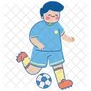 Man Soccer Football Icon