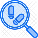 Magnifier Footprint Search Icon