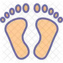 Footprint Human Trace Icon