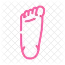 Footprint Barefoot Human アイコン