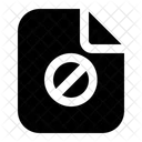 Forbiden Wrong File Icon