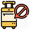 Protection No Suitcase Luggage Icon