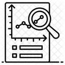 Forecast Data Prediction Assumption Icône