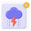 Weather Notifications Weather Alert Forecast Alert Icône