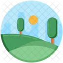 Forest Land Woodland Icon