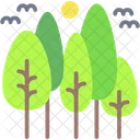 Forest Trees Nature Icon