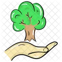 Forest Protection Save Tree Forest Care Icon