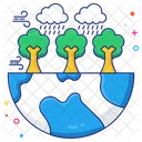 Forest Rainfall  Icon