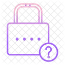 Forgot Password Forgot Password Lock Forgot Pin Icon