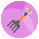 Fork Gardening Farming Icon