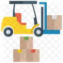 Forklift Truck Bendi Truck Fork Truck Icon