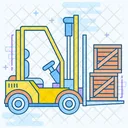 Forklift Truck Bendi Truck Warehouse Forklift Icon