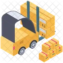 Forklift Truck Bendi Truck Warehouse Forklift Icon