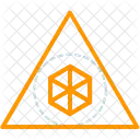 Sagrado Triangulo Forma Icono